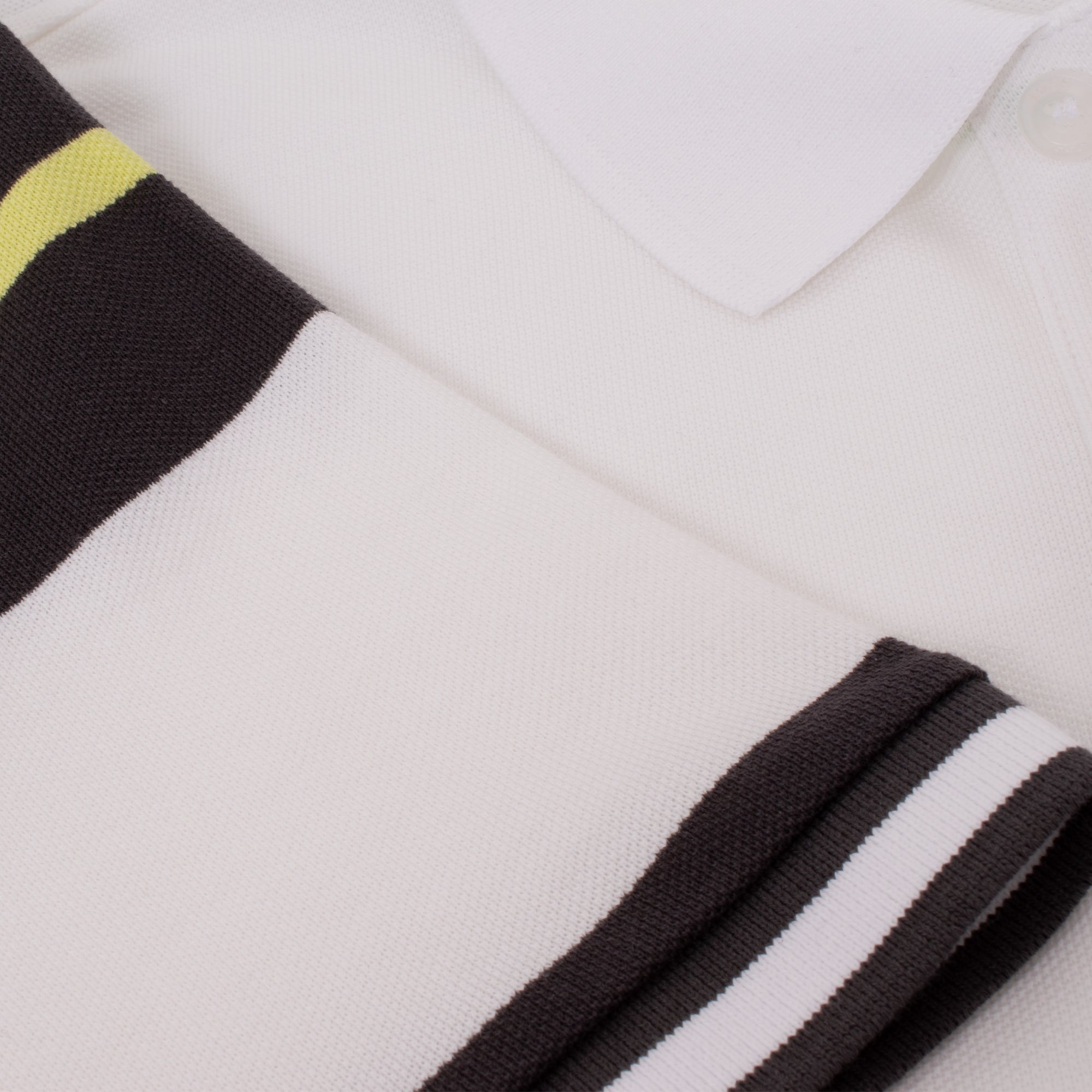 Boss Polo Sleeve Zone Mens Polo Shirt White